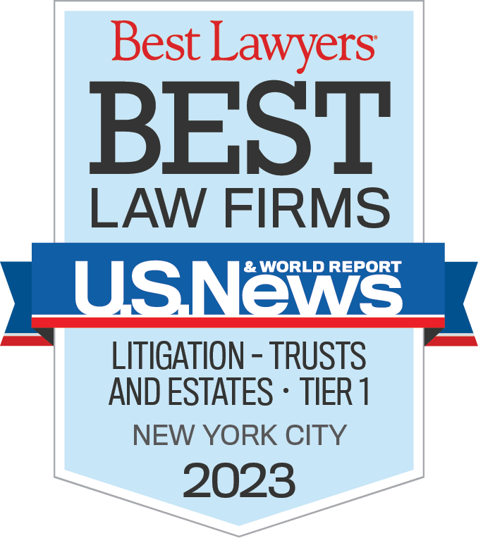 Best Lawyers - Litigation Trusts and Estates - Tier 1 - NY City 2023